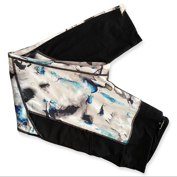Layer 8 Pants - Layer 8 SZ M WatercolorYoga  Pants with Pockets